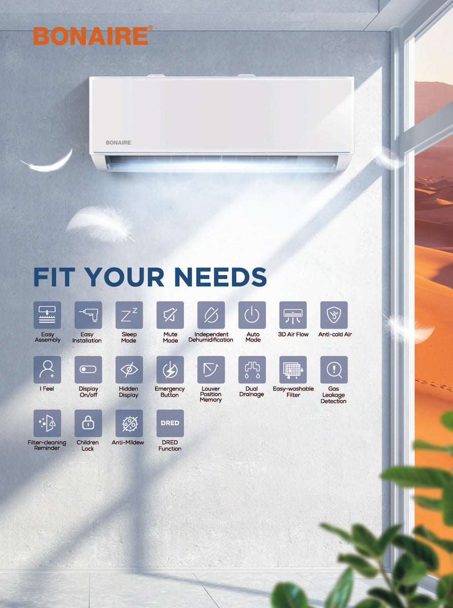 Split AC System (HiWall Split Air Conditioning Systems)