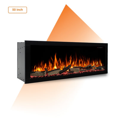 Linear Electric Fireplace 50"