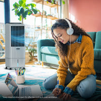 Evaporative cooling system for residential use