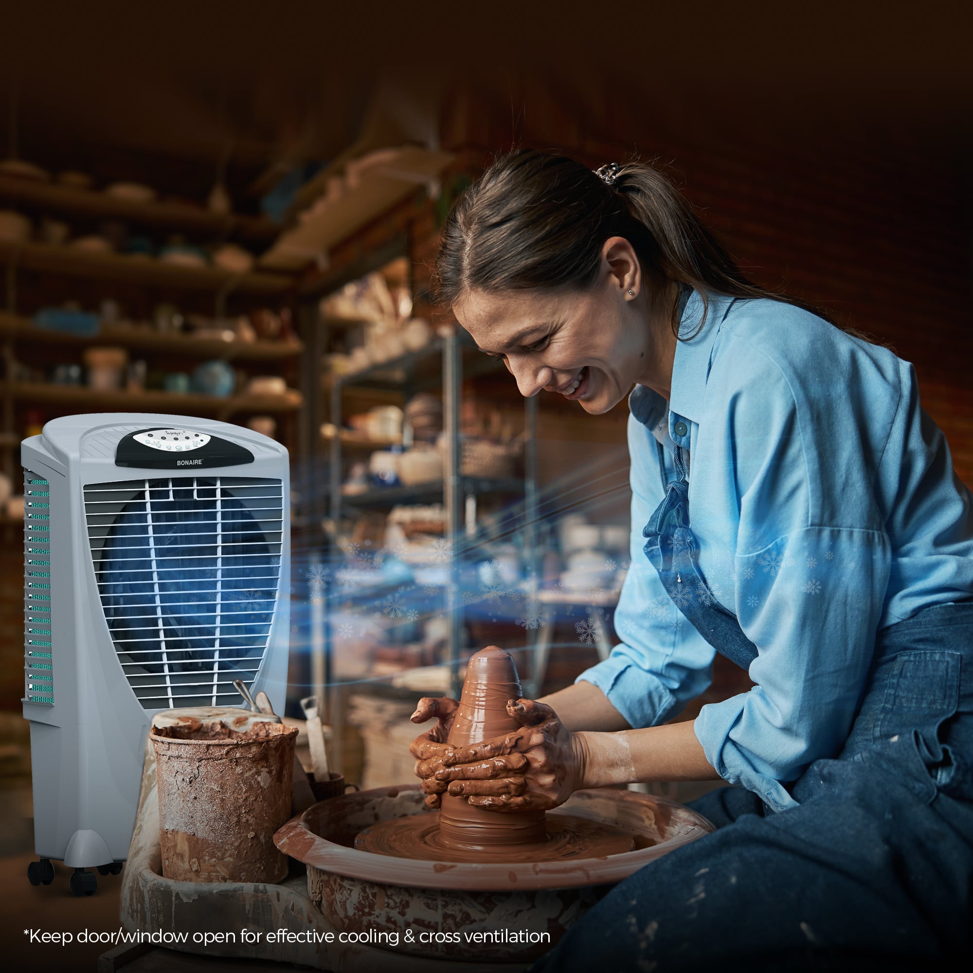 cooler without ventilation