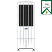 White Portable Evaporative Air Cooler