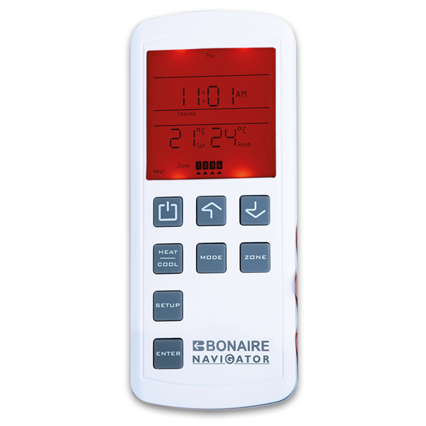 Radio Frequency Navigator Controller for Heating and Cooling System