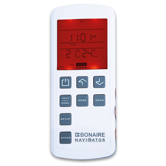 Radio Frequency Navigator Controller for Heating and Cooling System